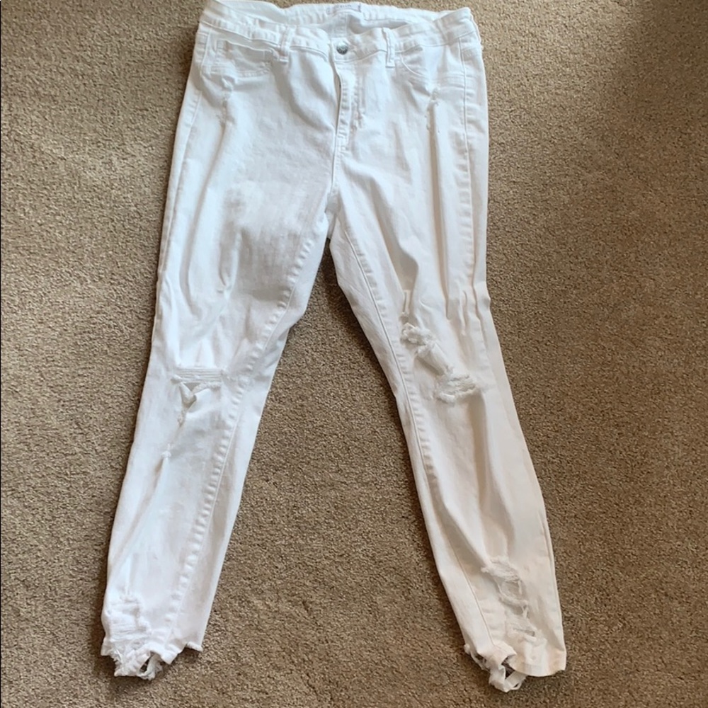 Cello White Anklet Jeans